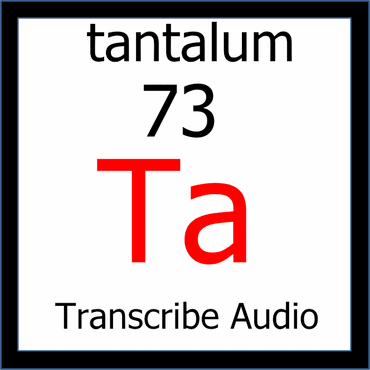 Tantalum transcription and translation platform thumbnail
